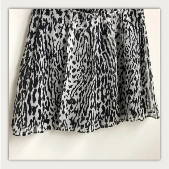 NWT Banana Republic Silk Leopard Animal Strapless Empire Top Babydoll Y2K 90s - Picture 6 of 13